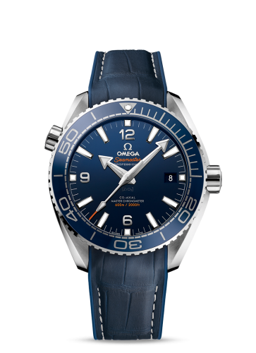 Omega Seamaster Planet Ocean 600M Co-Axial 43.5 Master Chronometer Stainless Steel / Blue / Alligator